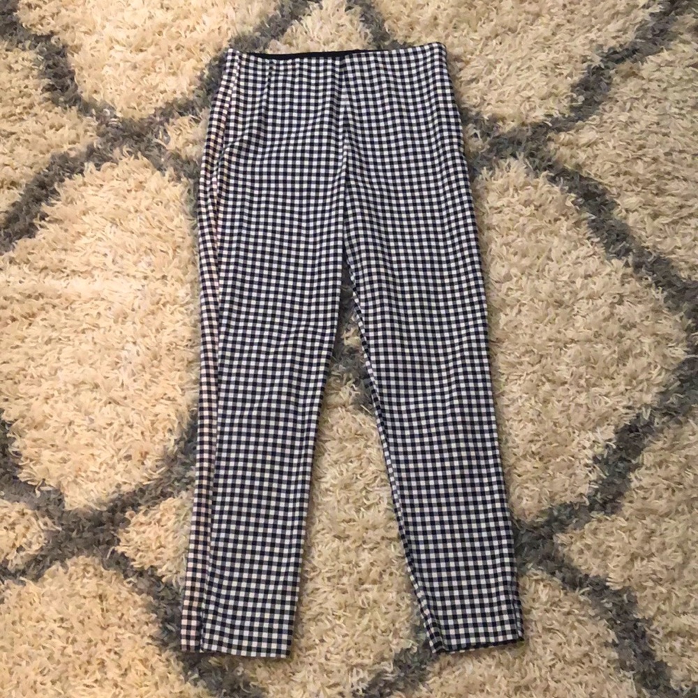 Gingham pixie pants